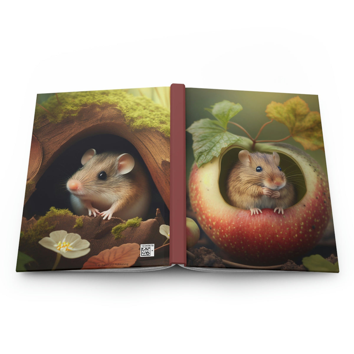 Forest Mouse Journal - 150 page (75 sheets) Lined Hardback Journal | Gift for Kids | Creative Writing | Notebook