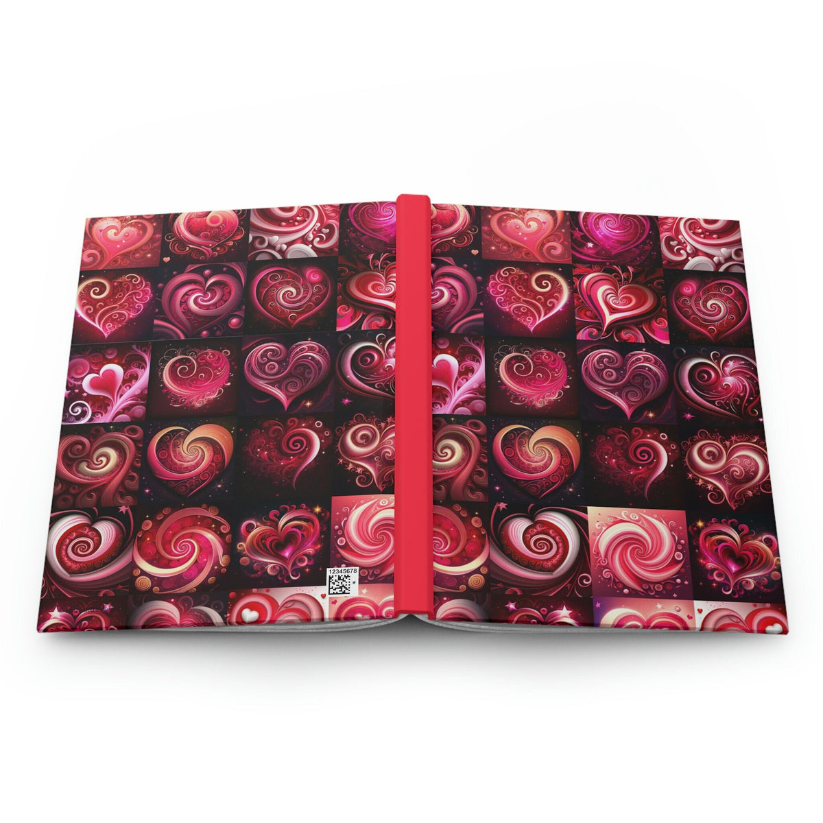 Valentine's Day Heart Journal  - 150 page (75 sheets) Lined Hardback Journal |Valentine Gift for Kids | Valentine Journal for Women