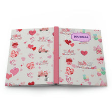 Load image into Gallery viewer, Valentine&#39;s Day Gnome Journal - 150 page (75 sheets) Line Hardback Journal
