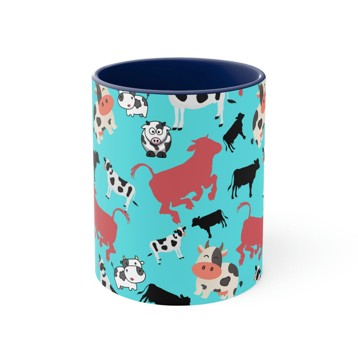 Classic Cows Funny Coffee Mug, 11oz | Funny Gift | Funny Coffee Mug | Funny Cow Coffee Mug
