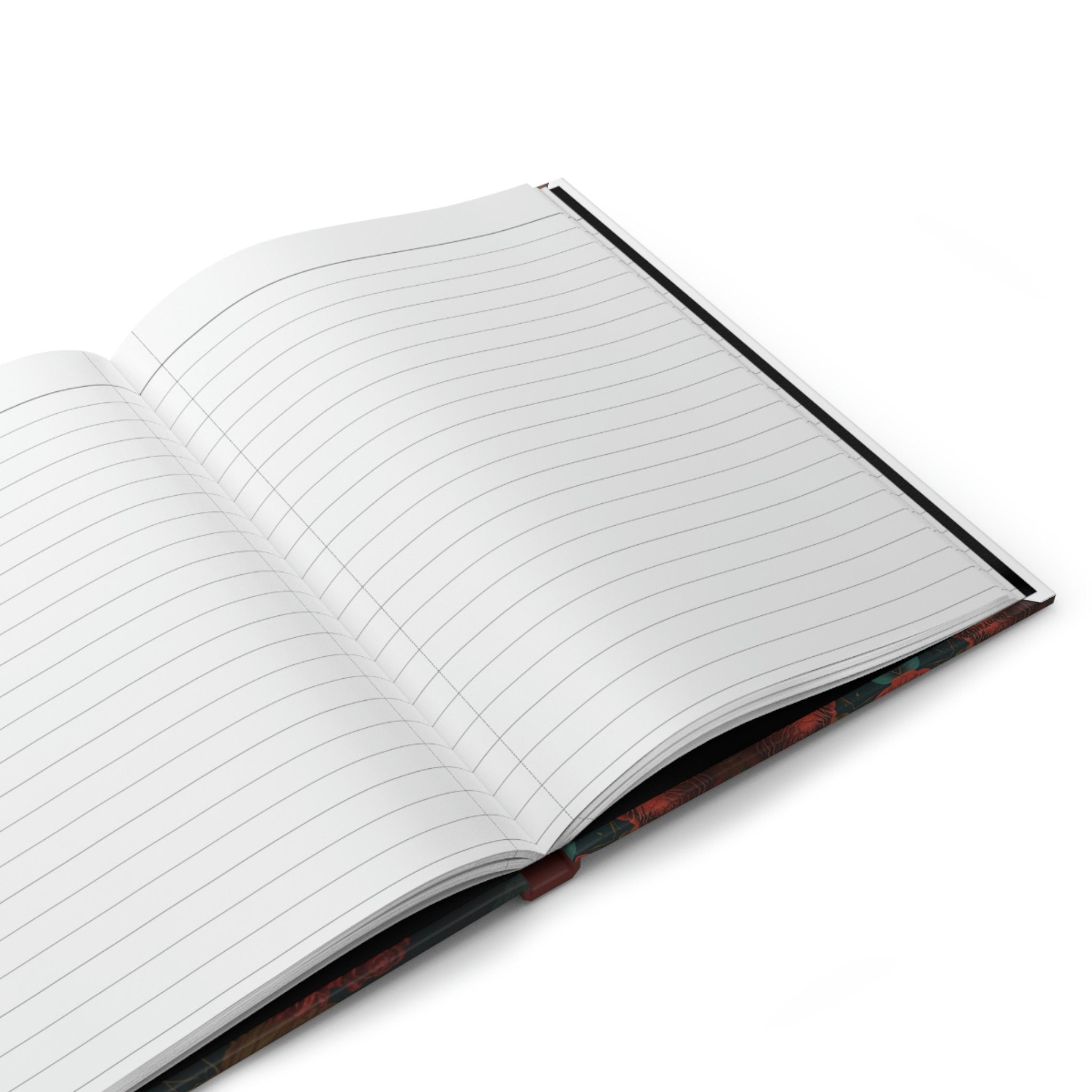 Red Roses Journal - 150 page (75 sheets) Lined Hardback Journal | Red Roses and Flowers Best Gift for Mom