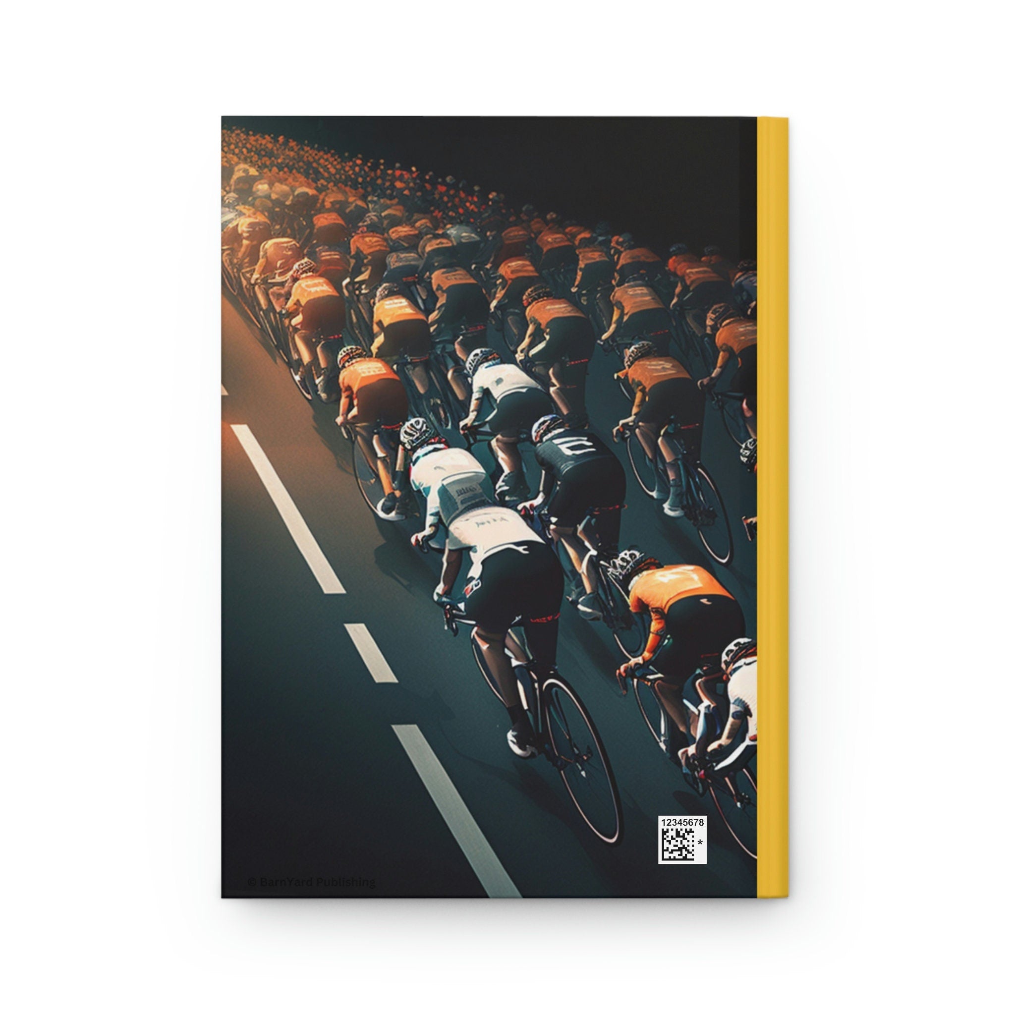 Road Cyclists   - 150 page (75 sheets) Lined Hardback Journal | Racing Bicycles