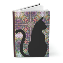 Load image into Gallery viewer, Cat Watchers- 150 page (75 sheets) Lined Hardback Journal | Fun Lined Cat Journal
