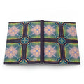 Crystal Dreams Geometric Designs - 150 page (75 sheets) Lined Hardback Journal |Snowflake Crystal Rainbow
