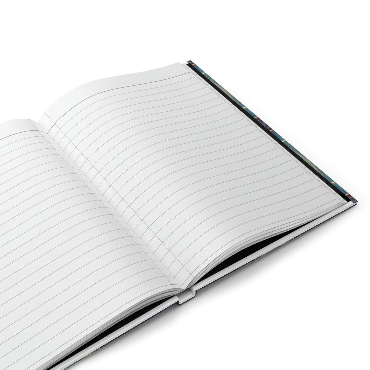 Crystal Dreams Geometric Designs - 150 page (75 sheets) Lined Hardback Journal |Snowflake Crystal Rainbow