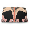 Southern Belle - 150 page (75 sheets) Lined Hardback Journal | Beautiful Woman Southern Belle Portrait