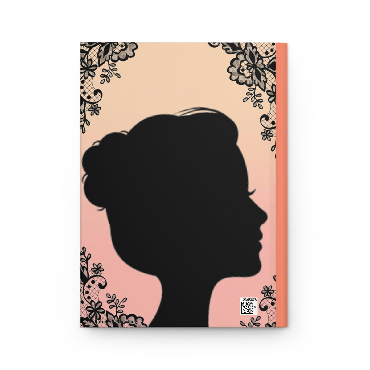 Southern Belle - 150 page (75 sheets) Lined Hardback Journal | Beautiful Woman Southern Belle Portrait