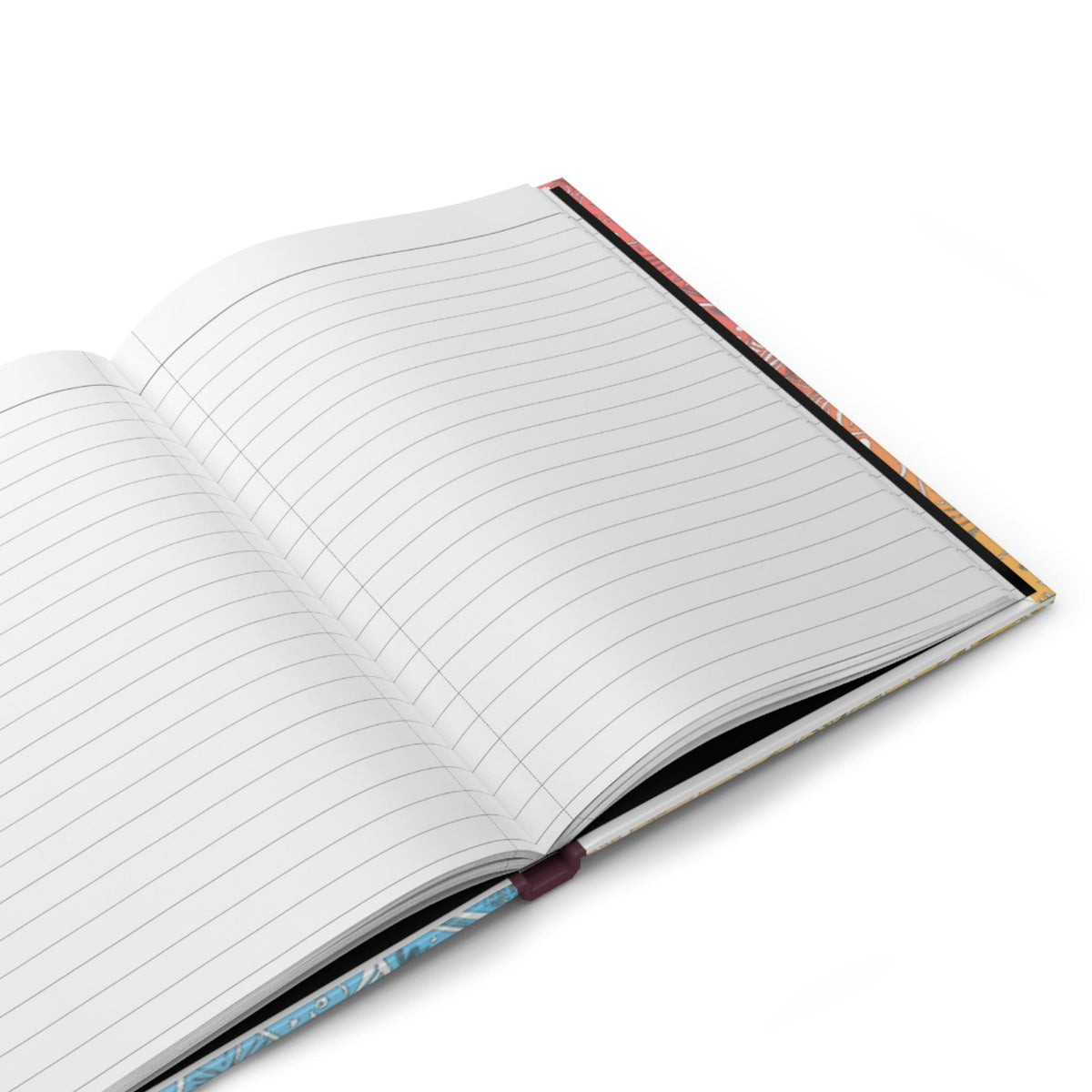 Crystal Dreams- 150 page (75 sheets) Lined Hardback Journal |Snowflake Crystal Rainbow