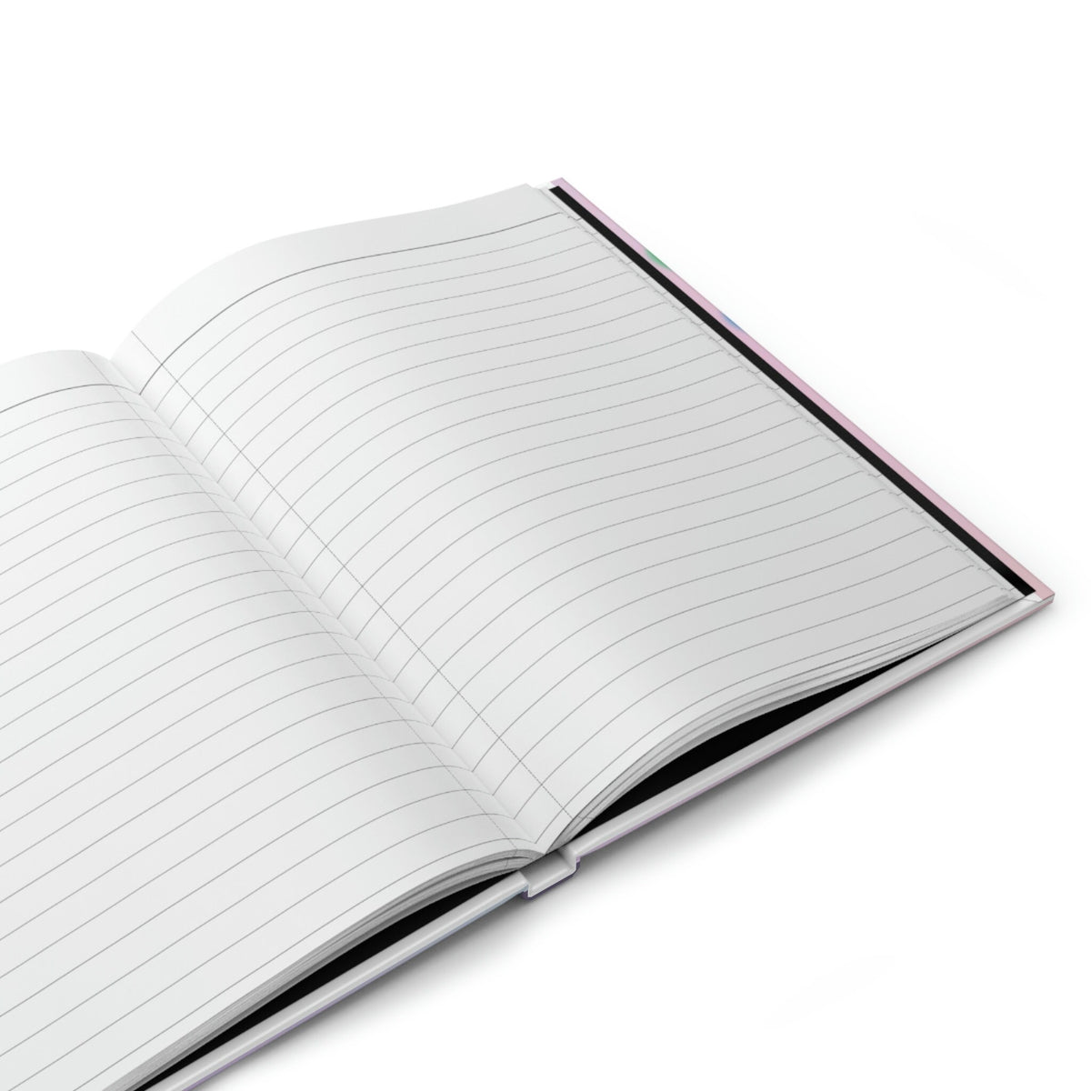 Rainbow Hearts  - 150 page (75 sheets) Lined Hardback Journal | Rainbow Hearts Journal