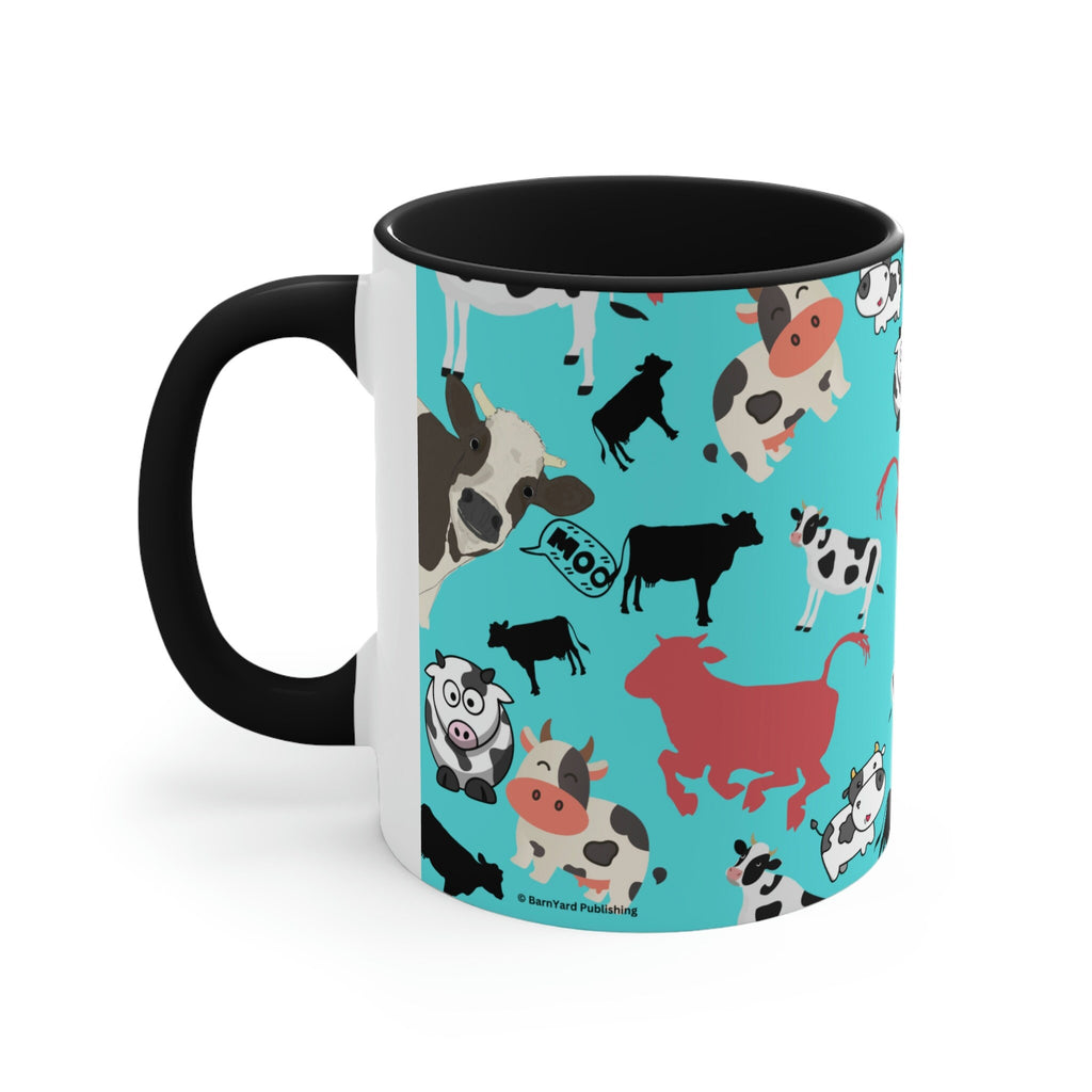 Classic Cows Funny Coffee Mug, 11oz | Funny Gift | Funny Coffee Mug | Funny Cow Coffee Mug