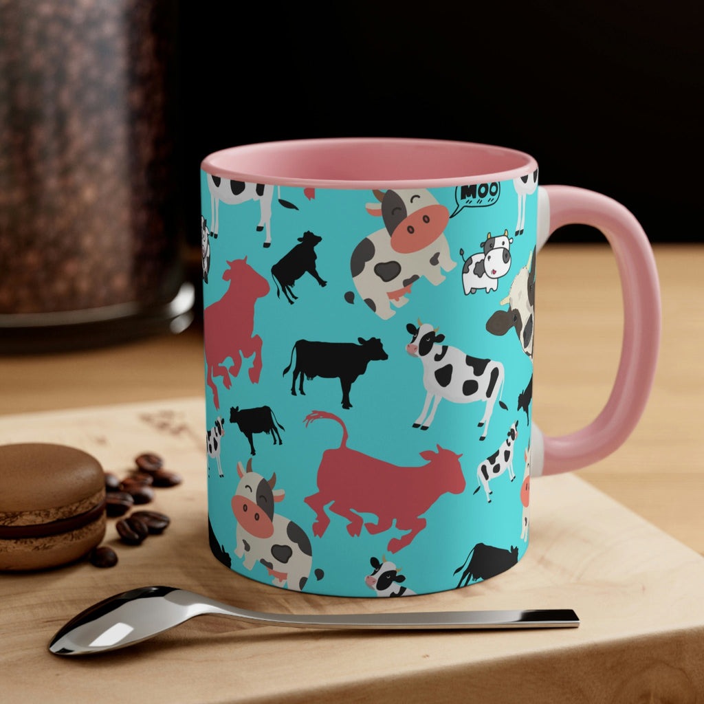 Classic Cows Funny Coffee Mug, 11oz | Funny Gift | Funny Coffee Mug | Funny Cow Coffee Mug