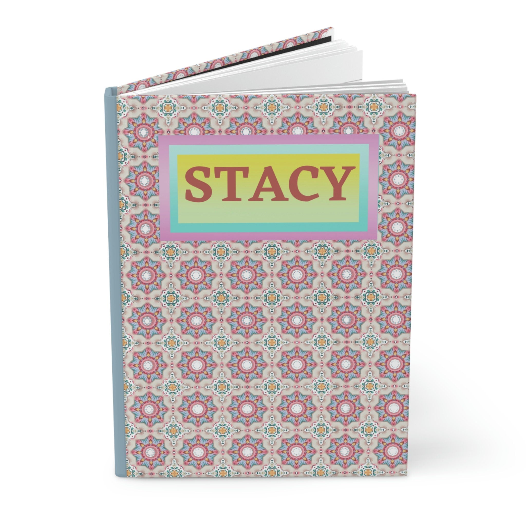 Personalized Journal - Your Name Here! - 150 page (75 sheets) Lined Hardback Journal