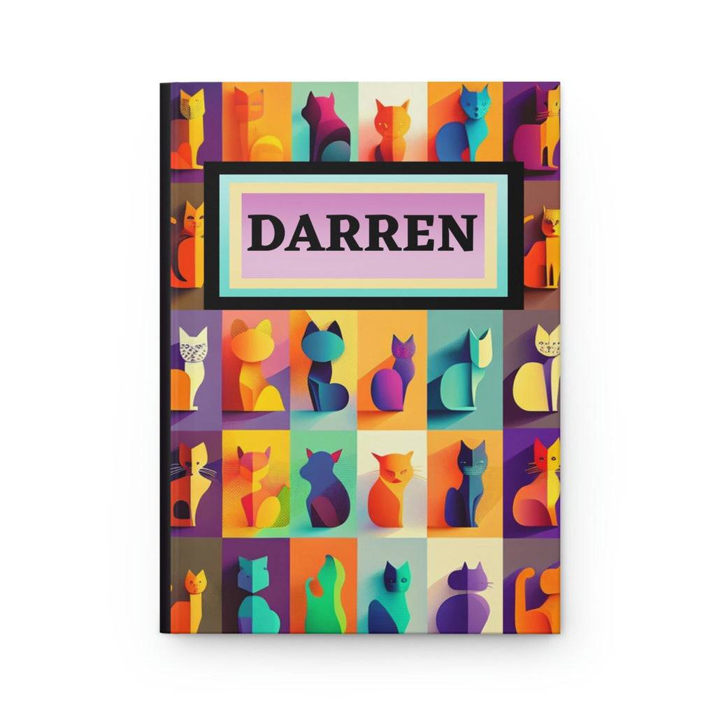 Personalized Journal - Your Name Here! - 150 page (75 sheets) Lined Hardback Journal