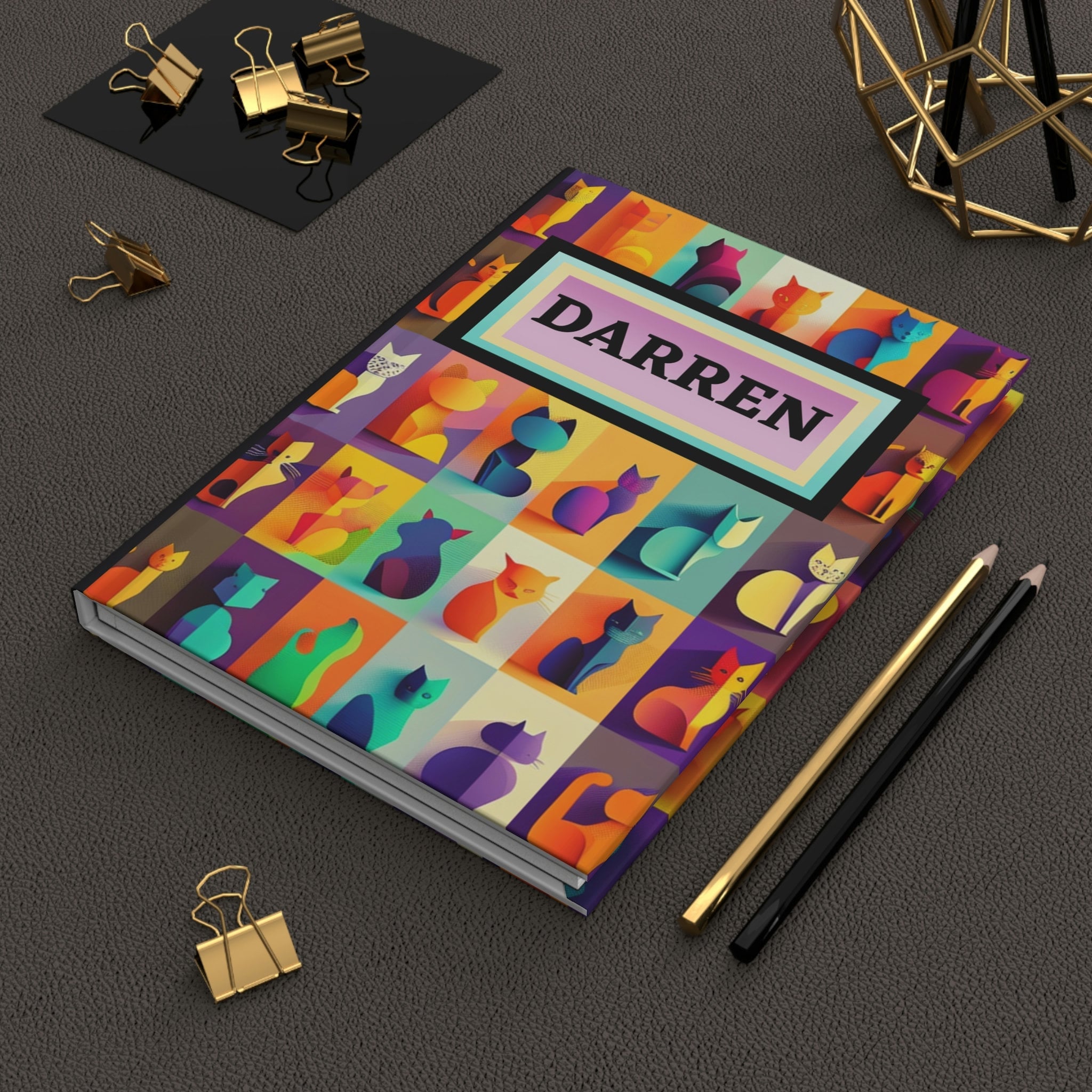 Personalized Journal - Your Name Here! - 150 page (75 sheets) Lined Hardback Journal