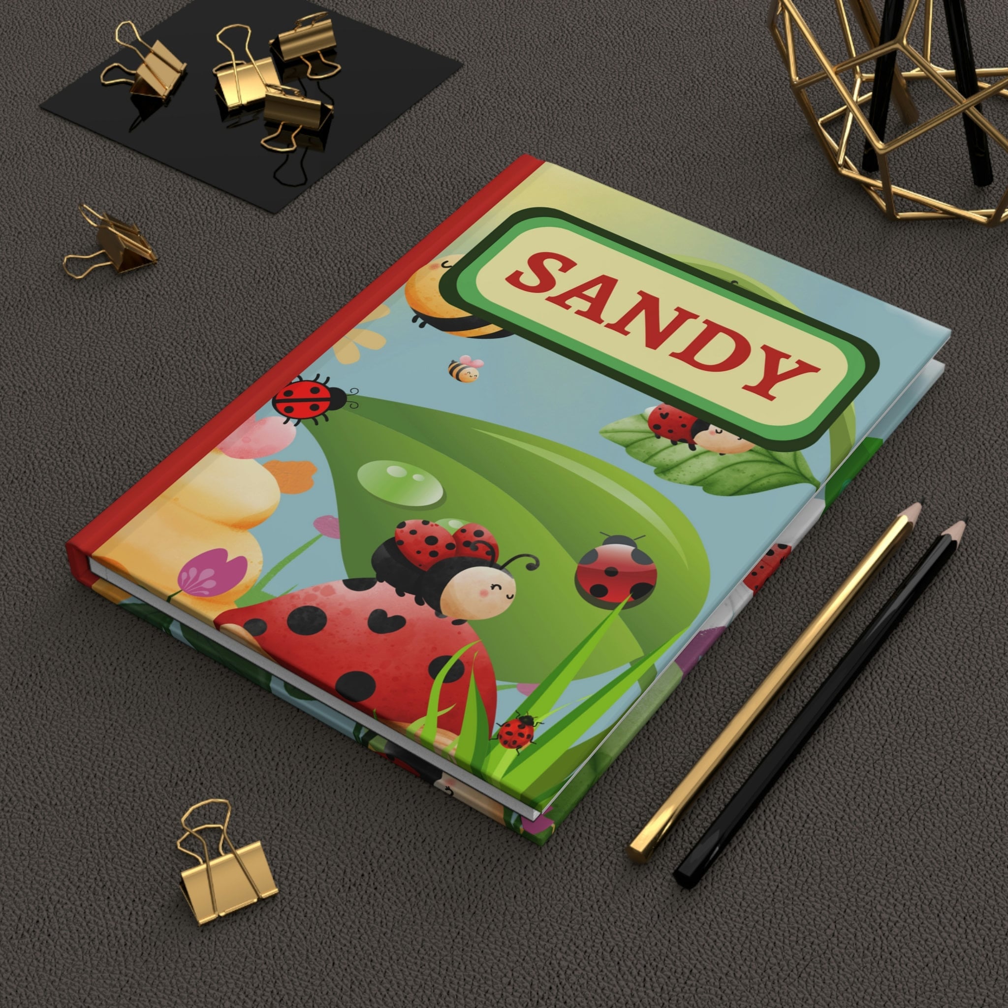 Personalized Journal - Your Name Here! - 150 page (75 sheets) Lined Hardback Journal