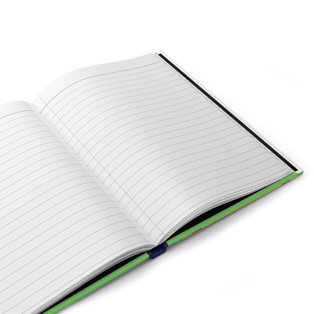 Cute Kawaii Style Penguins and Ice Cream Lined Journal - 150 page (75 sheets) Lined Hardback Journal