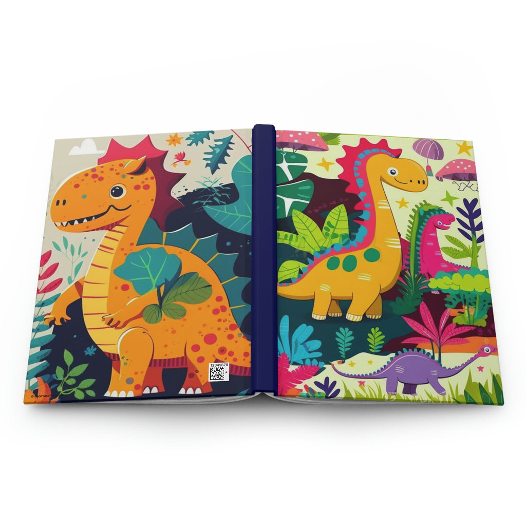 Cute Dinosaur Lined Journal - 150 page (75 sheets) Lined Hardback Journal