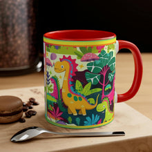 Load image into Gallery viewer, Fun Dinosaur Coffee Mug, 11oz | Funny Gift | Funny Coffee Mug | Funny Cow Coffee Mug
