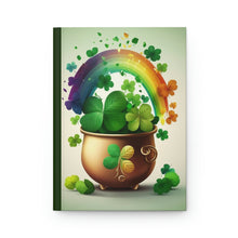 Load image into Gallery viewer, Luck O&#39; The Irish Lined Journal - 150 page (75 sheets) Lined Hardback Journal
