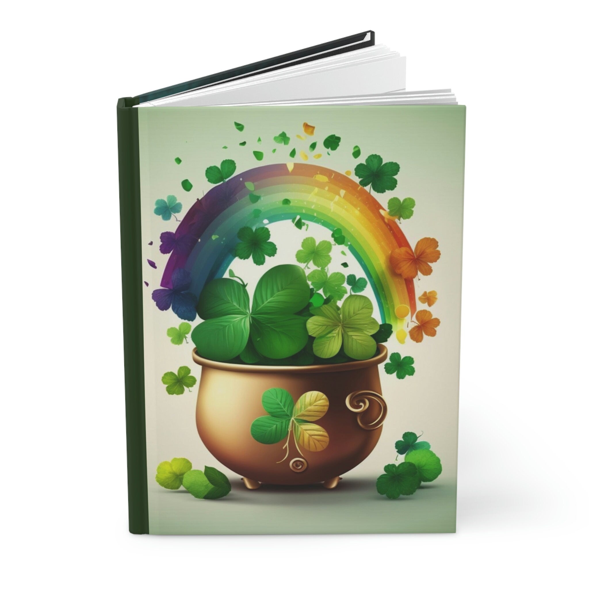 Luck O' The Irish Lined Journal - 150 page (75 sheets) Lined Hardback Journal