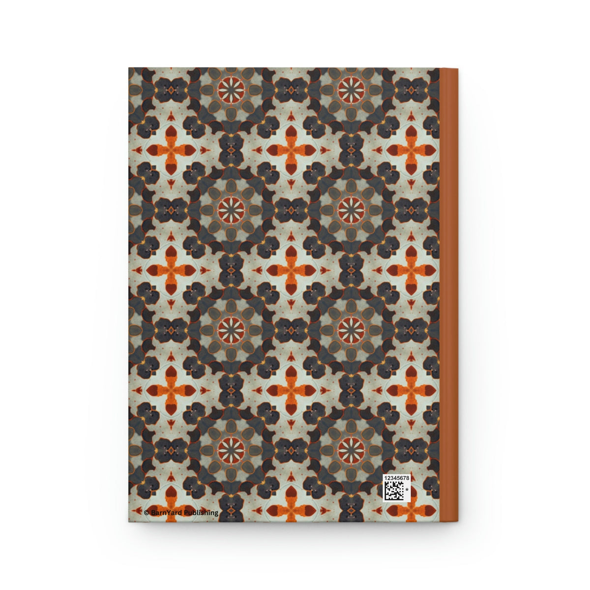 Black, Orange, and Gold Koi Fish  - 150 page (75 sheets) Lined Hardback Journal | Koi Fish Secret Pond