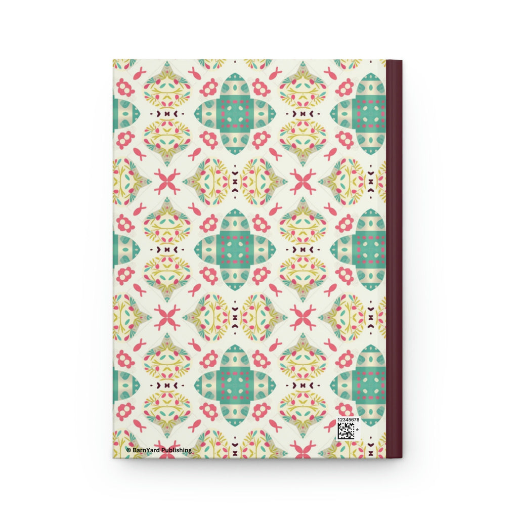 Aesthetic Easter Egg Design   - 150 page (75 sheets) Lined Hardback Journal | Easter Egg Lined Journal fpr Easter Gifts