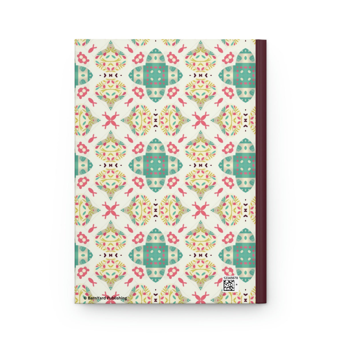 Aesthetic Easter Egg Design   - 150 page (75 sheets) Lined Hardback Journal | Easter Egg Lined Journal fpr Easter Gifts