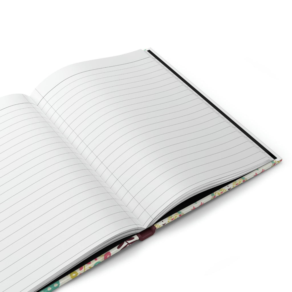 Aesthetic Easter Egg Design   - 150 page (75 sheets) Lined Hardback Journal | Easter Egg Lined Journal fpr Easter Gifts