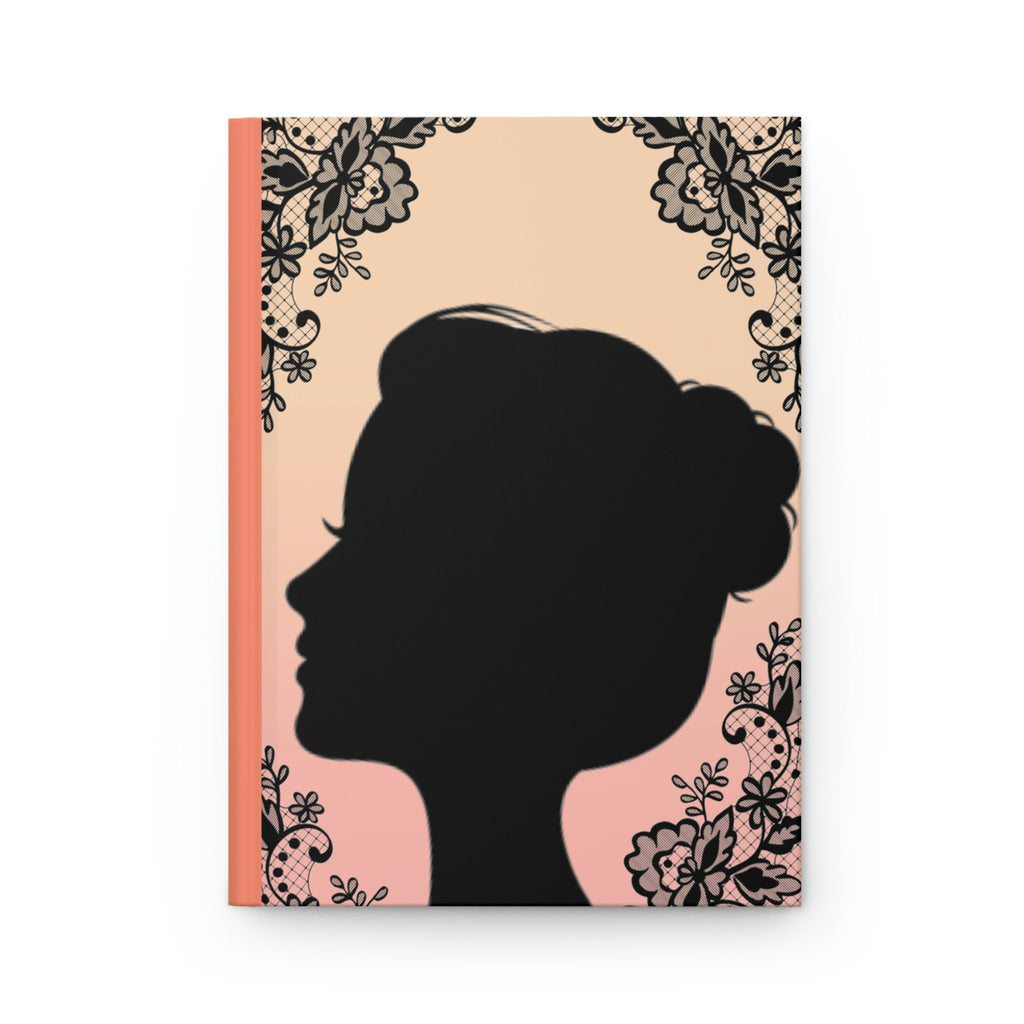 Southern Belle - 150 page (75 sheets) Lined Hardback Journal | Beautiful Woman Southern Belle Portrait