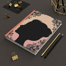 Load image into Gallery viewer, Southern Belle - 150 page (75 sheets) Lined Hardback Journal | Beautiful Woman Southern Belle Portrait
