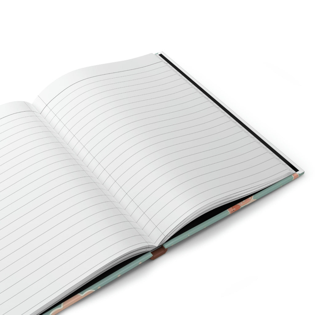 Little Pigs  - 150 page (75 sheets) Lined Hardback Journal | Cute Playful Little Pigs