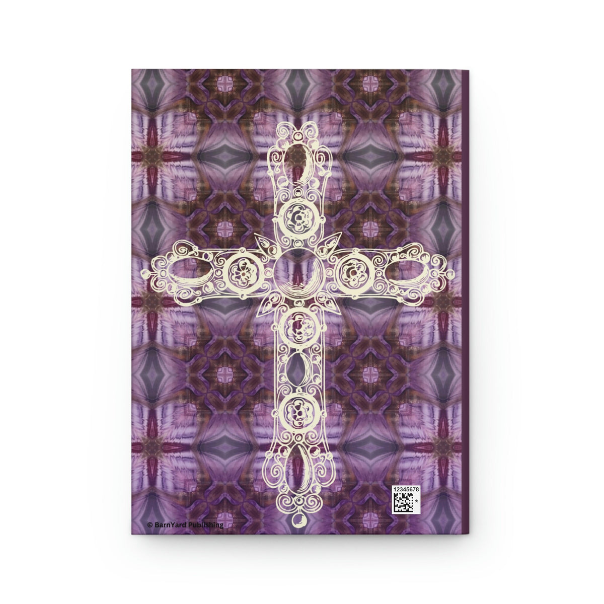 Christian Cross Mosaic Tiles - 150 page (75 sheets) Lined Hardback Journal |