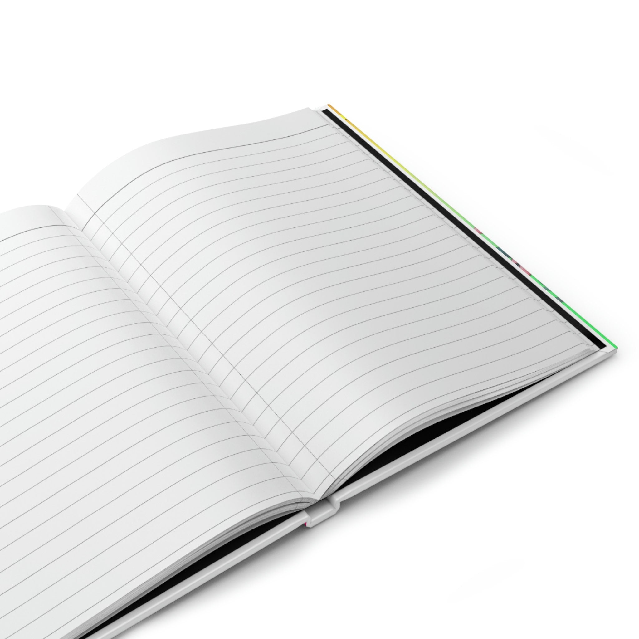Kawaii Rainbow Unicorns - 150 page (75 sheets) Lined Hardback Journal