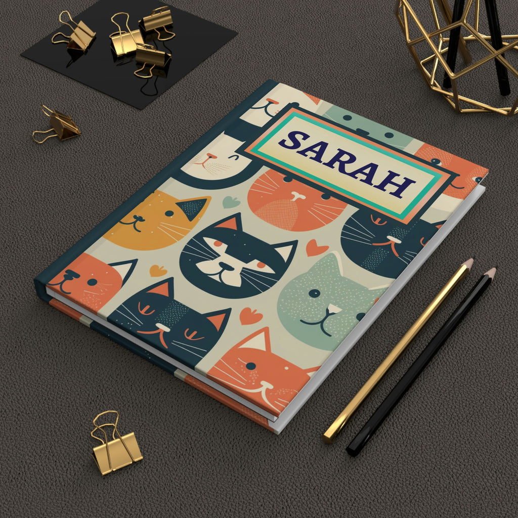 Personalized Journal - Your Name Here! - 150 page (75 sheets) Lined Hardback Journal