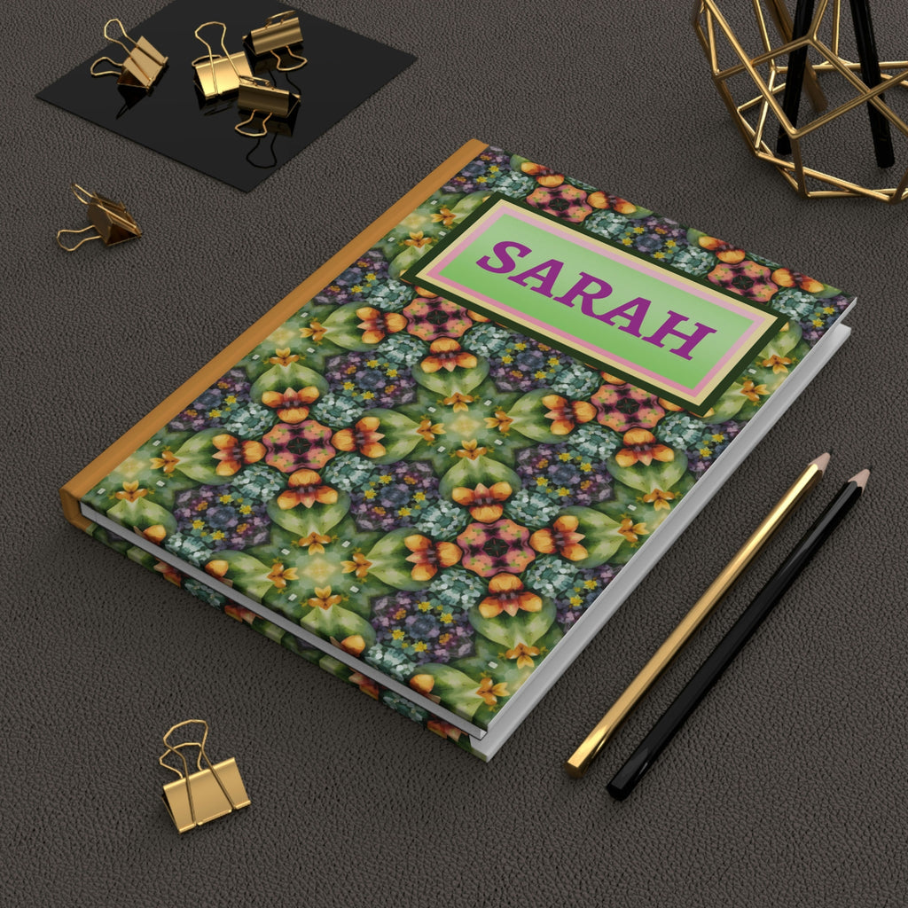 Personalized Journal - Your Name Here! - 150 page (75 sheets) Lined Hardback Journal