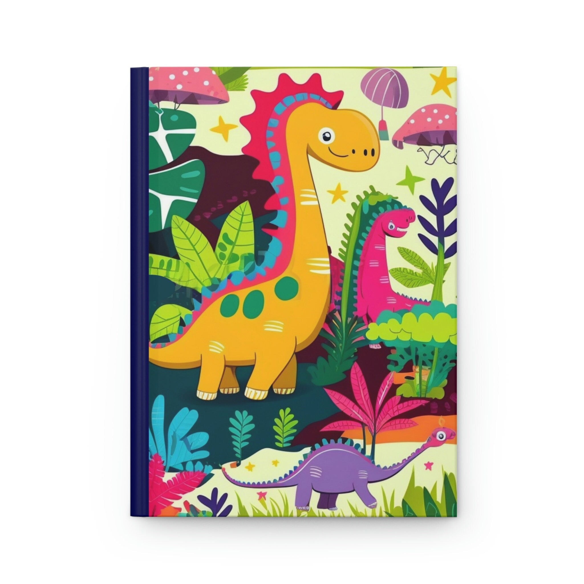 Cute Dinosaur Lined Journal - 150 page (75 sheets) Lined Hardback Journal