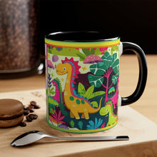 Load image into Gallery viewer, Fun Dinosaur Coffee Mug, 11oz | Funny Gift | Funny Coffee Mug | Funny Cow Coffee Mug
