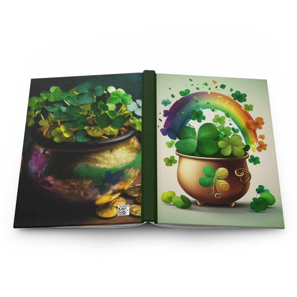 Luck O' The Irish Lined Journal - 150 page (75 sheets) Lined Hardback Journal
