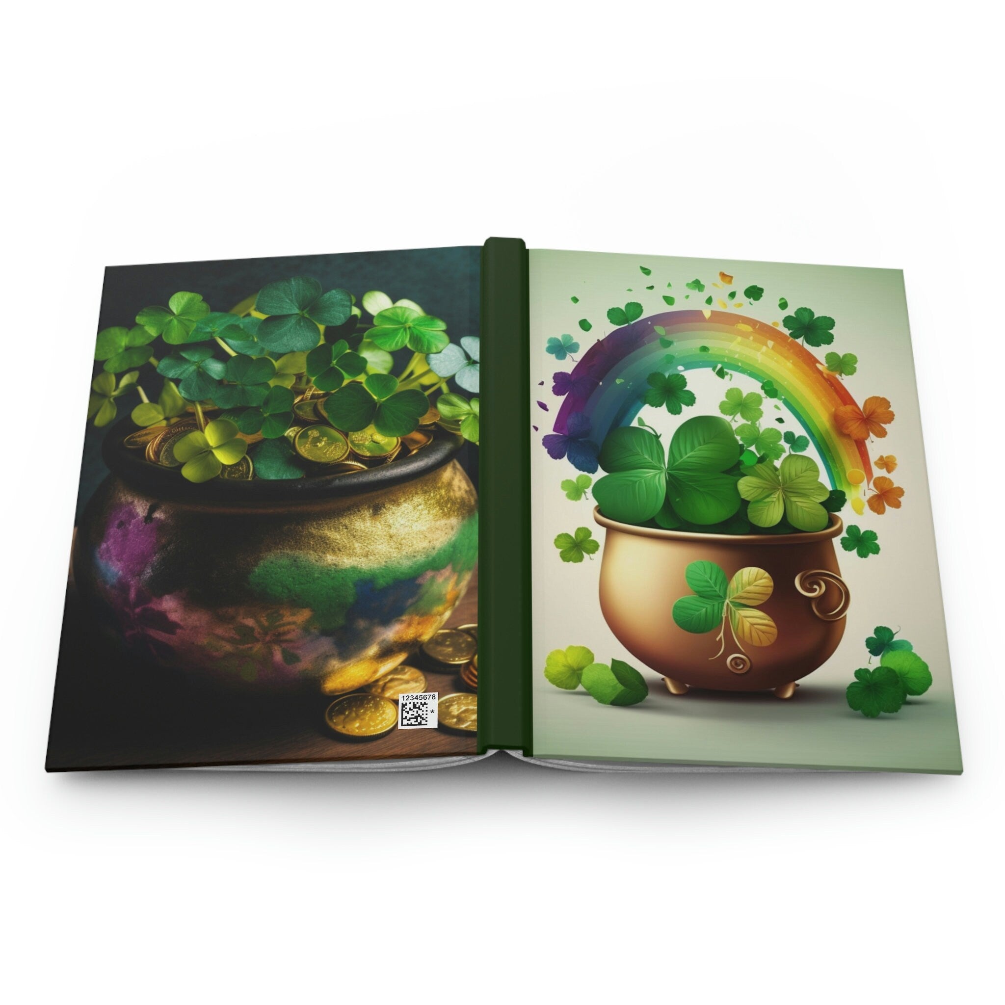 Luck O' The Irish Lined Journal - 150 page (75 sheets) Lined Hardback Journal